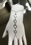 Heart Bracelet and Ring Combo